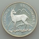 1979 Poland Silver Proof 100 ZL Chamois-Endangered Environment