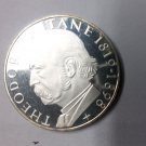 1969 Germany Silver Proof 5 Marks Th.Fontane