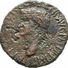 Ancient Rome  50-54 AD Claudius  Large AE As Minerva SC