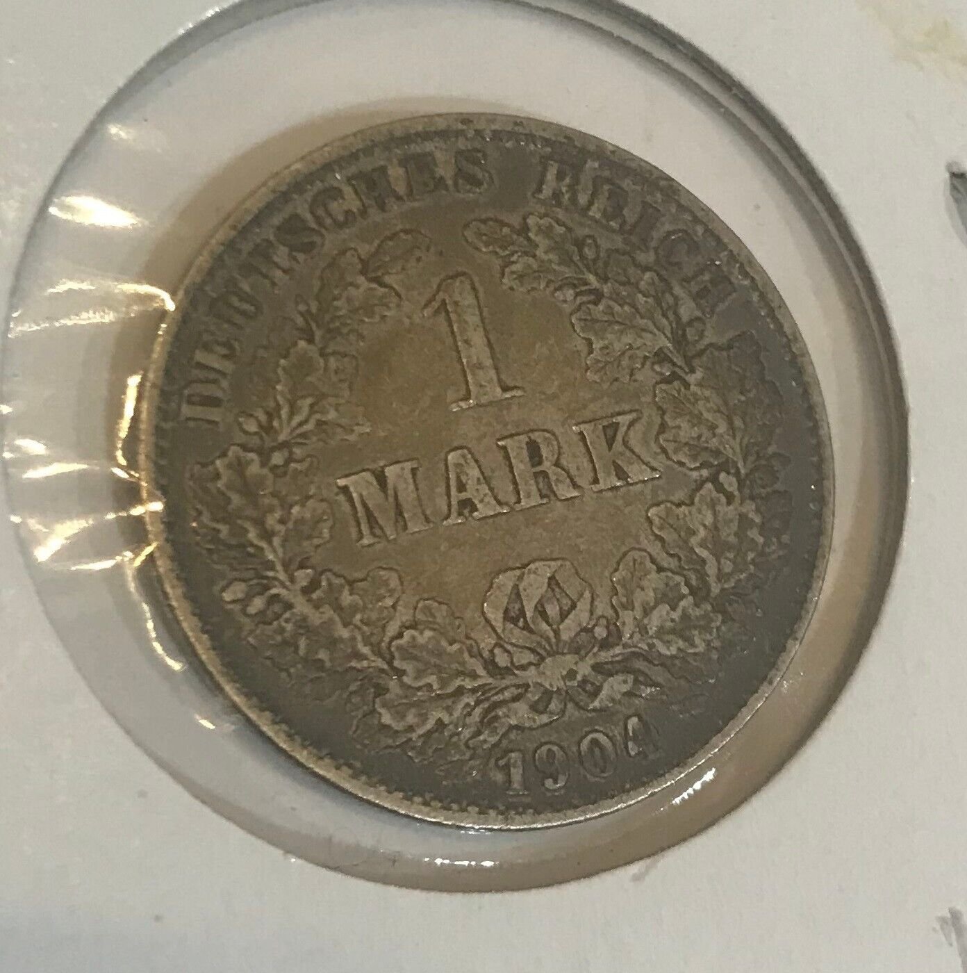 1904 J Germany Silver 1 mark