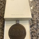 1970 United Israel Appeal Jubilee State Medal 59mm Bronze  Original Box