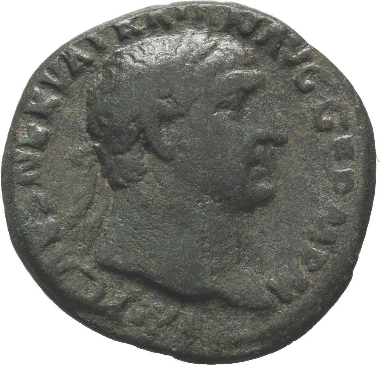 Ancient Rome Trajan, AD 98 Large AS Victory Shield SPQR #3