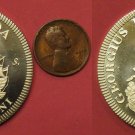 1808 Bermuda Large Nickel Fantasy 5 Shillings Pattern Sailing Ship/George III