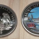 1999 Palau Large Color  $1 Shark/Bare-breasted Mermaid/Sailing boat