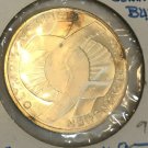 1972 G Germany Large Silver 10 Marks Munchen Olympics Ribbon