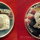 1997 St.Thomas Large Proof Silver 15000 Dobras 7.5 Euro-Swiss Helvetia
