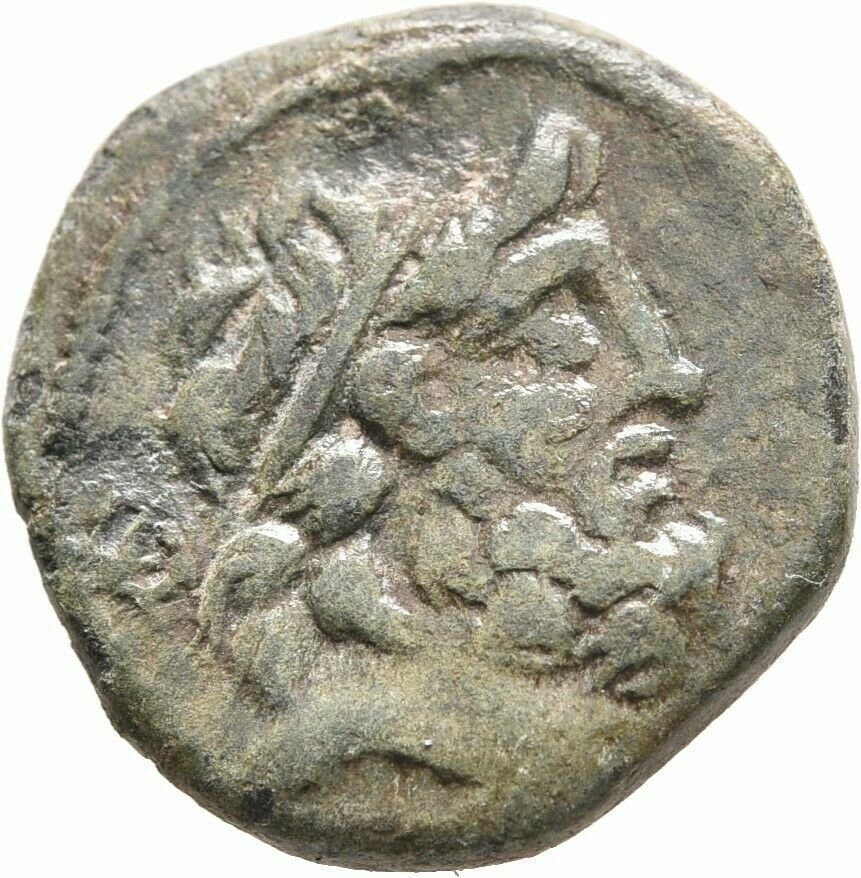 Ancient Greece 1st cent BC Cilicia Elaioussa Sebaste Zeus Nike AE