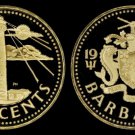 1973 Barbados Proof 5 C South Point Lighthouse