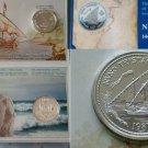 1987 Portugal Large  Silver 100 Esc  Discovery Rio Gambia/Ship-nice Folder