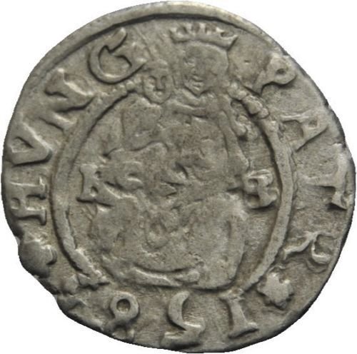 1616 Hungary Silver Denar-King Mathias-Habsburg Dynasty;Virgin Mary,#8