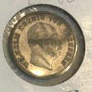 1863 A Prussia (German States) Silver 2 1/2 Gr