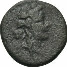 Ancient Greece  2 C BC Female hd/lion 3.7 g 17 mm