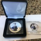 Rare Liberia 2011 Silver $5-Railroad History-Mallard Nice Box