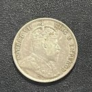 Rare 1902 Straits Settlements Silver 5 Cent