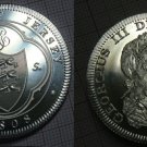 1808 Jersey Large Aluminum Fantasy 5 Shillings George III