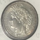 1851 A France Liberty Large silver 5 Fr - Nice