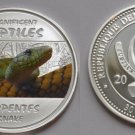 Congo 2013 Large Silver Color  Proof 30 Francs - Snake -mintage 3000