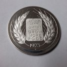 Rare 1973 India Large Silver Proof 20 Rupees FAO Grow More Food #2