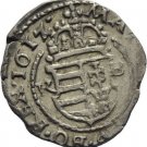 1612 Hungary Silver Denar-King Mathias-Habsburg Dynasty;Virgin Mary,#4-nice