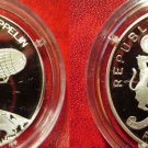 2000 Benin Large Silver  Proof 1000 fr  Zeppelin