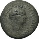 Ancient Rome Provincial 69-79 AD VESPASIAN Large AE Temple