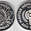 1979 Hungary Large Proof Silver 200 F Year of the Child