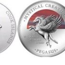 Cook Is 2009 Large $1 Mystical creatures-Pegasus