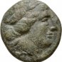 Ancient Greece 2 cent BC Larissa THESSALY LEAGUE APOLLO ATHENA ITONIA AE