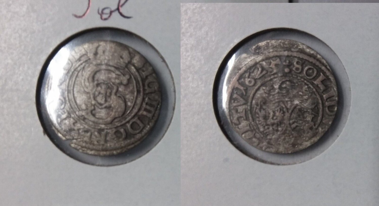 1625 Lithuania- Solidus -400 years old
