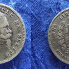 Rare 1860 Emilia Italy Silver 1 Lira Vittorio Emanuele