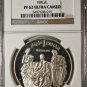 1969 Tunisia Large Silver Proof Virgil-Roman Poet 1 D-Rare Italian Mint NGC PF62