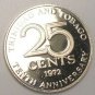 1972 Trinidad &Tobago Proof 25 c