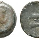RARE Ancient Greece 380-360 BC Skythia Olbia Apollo Eagle Dolphin