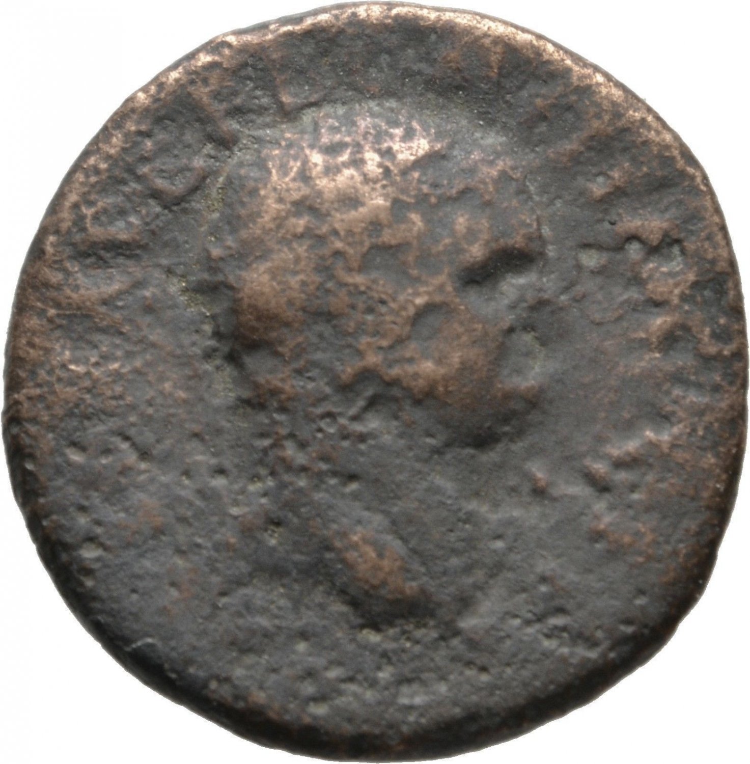 Ancient Rome 69-79 AD VESPASIAN Large AE AS VICTORY PROW