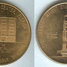 NASA Apollo Saturn Largest spaceship Large Brass Medal