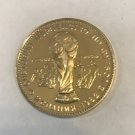 1980 Bulgaria proof 1  lev World cup soccer(football)