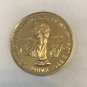 1980 Bulgaria proof 1  lev World cup soccer(football)