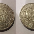 Rare 1932 E Weimar Germany  5 Mark Oak Tree-Nice