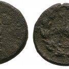 Rare Ancient Greece 1 Cent BC PHRYGIA LAODICEA APHRODITE PANTHER LABRYS WREATH