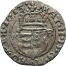 1613 Hungary Silver Denar-King Mathias-Habsburg Dynasty;Virgin Mary,#5- Nice
