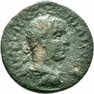 Ancient Rome AD 253-268 Gallienus Troas Alexandria Eagle Bull
