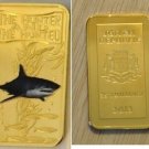 Somalia 2013 Goldplated Color Rectangular 25 shilling-Fauna-Great White Shark