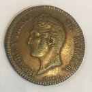 1837 CM Monaco 5 Centimes   Prince Honore V, Nice