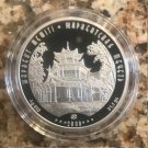 Rare 2008 Kazakhstan Large Silver Proof 500 T Zharkent Mosque-Nice Box