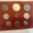 1970 Vatican 8 piece Original Mint set(1 Silver) - Nice