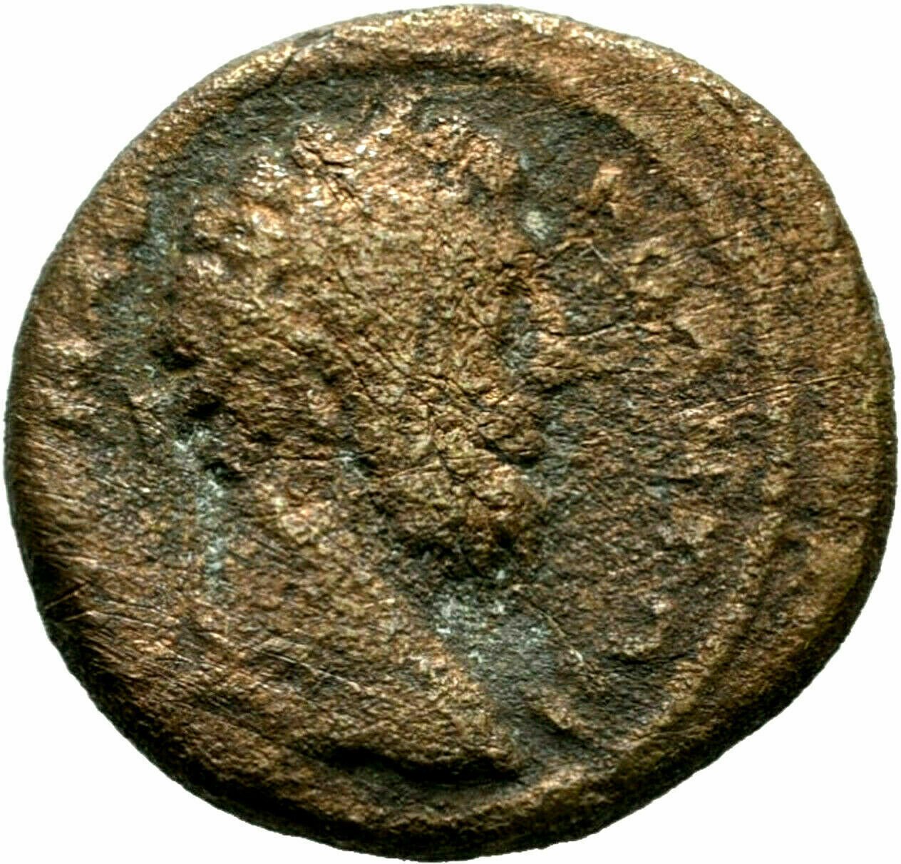 Ancient Rome Provincial 177-192 AD COMMODUS City Goddess
