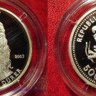 2003 Togo Proof  Silver 500 Francs- Durer