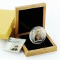 2012 Cook Is Large Silver Color Proof $5- Saint Dmitry Donskoy, Russia-Nice Box