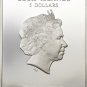 2012 Cook Is Large Silver Color Proof $5- Saint Dmitry Donskoy, Russia-Nice Box
