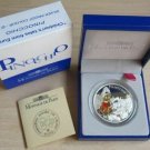 2002 France Large Proof Silver color 1.5 Euro Pinocchio Fairy  Tale Box